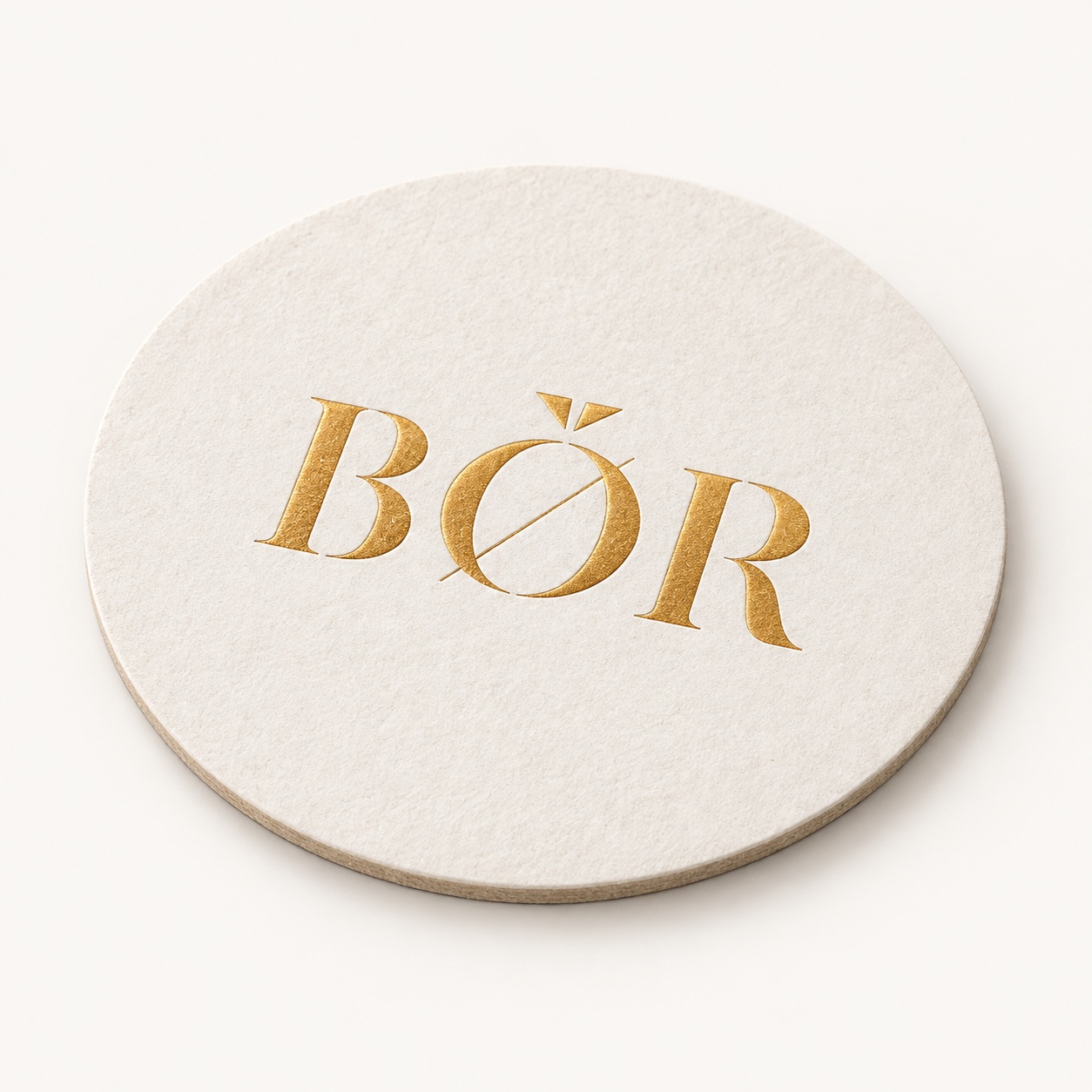 BÖR Bierdeckel Beige