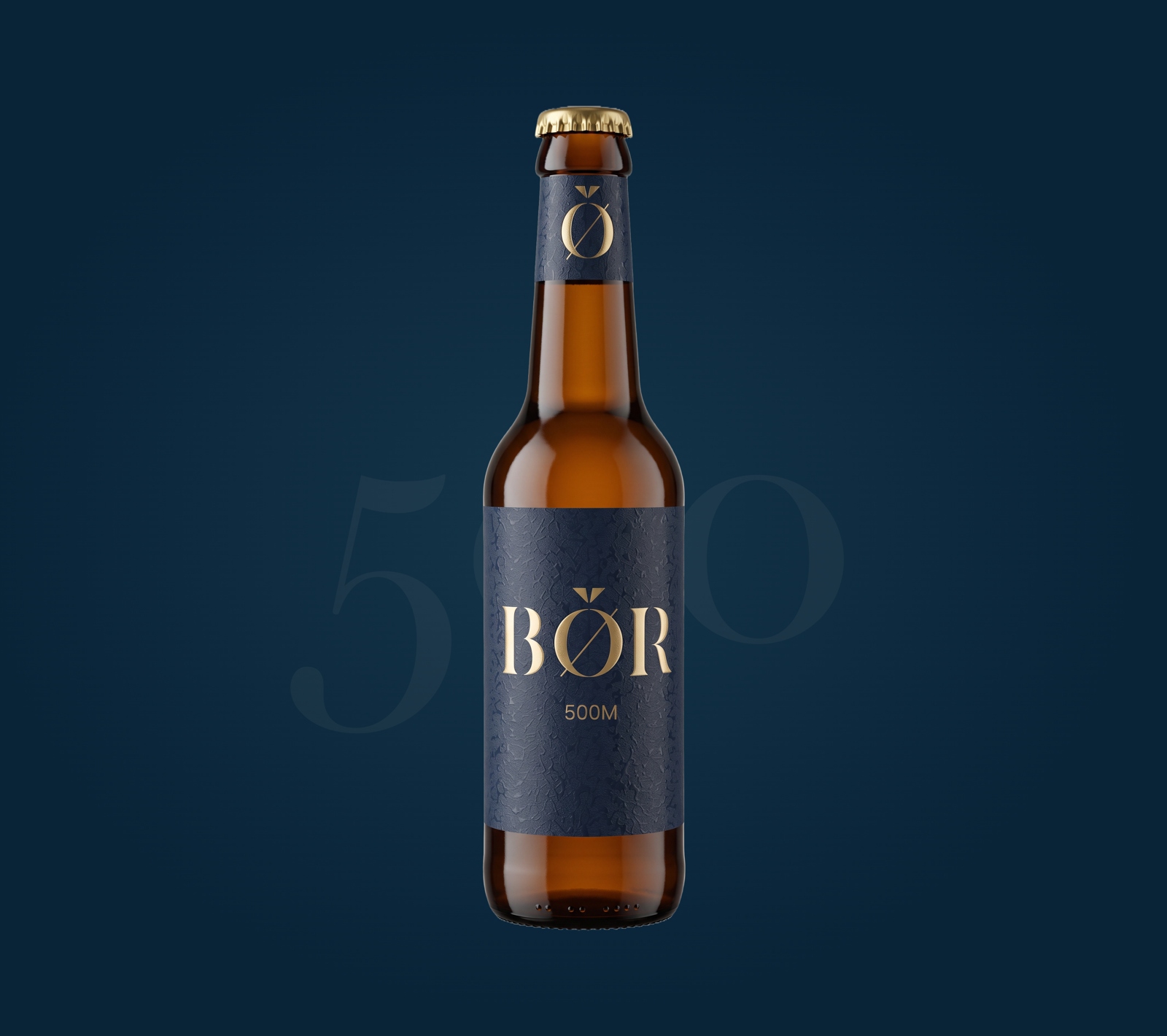BÖR 500M Flasche