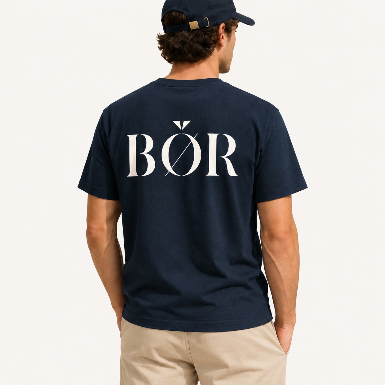 BÖR T-Shirt Navy, Rückseite