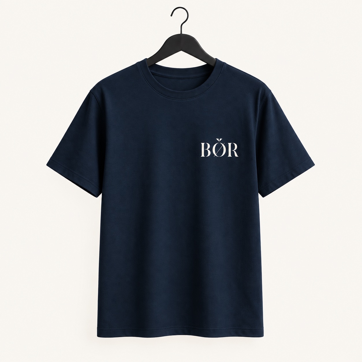 BÖR T-Shirt Navy, Liegend